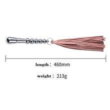 Load image into Gallery viewer, HABADOG Metal Chain Whip Toys for Couples Flogger (Color : SM59-Leather Whip)
