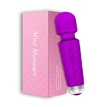 Load image into Gallery viewer, Aroprank Vibrating Massager for Adults, Personal Massager for Women, More Than 20 Frequencies and 8 Modes, Integrated Waterproof Design Suitable for Any Scenario,Purple(6 * 1.5 INCH)
