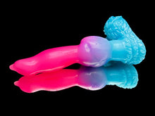 Load image into Gallery viewer, FlirtyDawg Fantasy Adult Sex Toys Knotted Lucky 10 inch Color Trio
