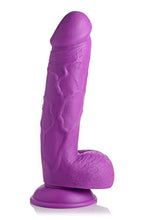 Load image into Gallery viewer, Pop Peckers 8.25 Inch Dildo with Balls - Purple
