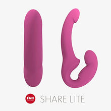 Load image into Gallery viewer, Fun Factory Adult Toys | &#39;Share Lite&#39; Double Dildo Sex Toy for Women | Strapless/Strap On Dildo Couples Sex Toys (BlackBerry)
