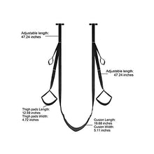 Load image into Gallery viewer, TJCGCKK Door Sex Swing Hanging Indoor Sex Swing, Bondage Restraint Toy for Adult Couples with Premium Paint Stand and Widened Thick Adjustable Straps
