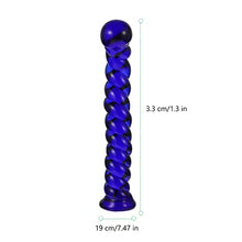 Load image into Gallery viewer, Yustery Glass Artificial Pleasure Wand Masturbation Masturbation Toy Anal Plug Fake Dildos
