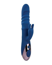 Load image into Gallery viewer, Evolved The Ringer Rechargeable Thrusting Rabbit - Blue
