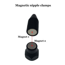 Load image into Gallery viewer, BKRS Magnetic Nipple Clamps Sexual Pain Nipple Toys for Sm or Flirting Sexual Toys Clitoris Clips Nipple Clips for Women Men (1pc)
