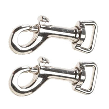 Load image into Gallery viewer, Spartacus Bondo Hardware Swivel Clips 2 Per Pack, Silver, 2 Count
