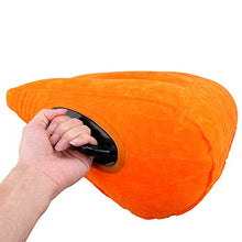 Load image into Gallery viewer, NOPNOG 16.3415.55  6.5 Inch Sex Ramp for Couple, Inflatable Sex Pillow with Black Armrest, PVC, Orange
