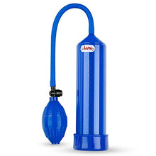 Load image into Gallery viewer, LeLuv Easyop 2.25 Inch by 9 Inch Cylinder Penis Pump Blue Bgrip Ball Handle and Soft TPR Vacuum Seal
