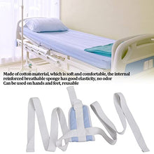 Load image into Gallery viewer, Bed Restraints for Elderly Adults, Reusable Adjustable Tightness Soft Breathable Auxiliary Strap for Patients
