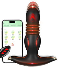 Load image into Gallery viewer, Thrusting Vibrating Dildo, Thrusting Vibrating Anal Butt Plug App/Remote Conrtol
