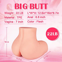 Load image into Gallery viewer, Lifelike Male Masturbator Sex Doll Pocket Pussy Ass Realistic Big Butt with Vaginal Anal Sex Stroker, Female Body Torso Hip Adult Love Doll Sex Toys for Men Masturbation 22LB
