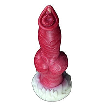 Load image into Gallery viewer, Silicone Made 9 Inch Artificial Wolf Dildo Animal Type with Big Knot Knotty
