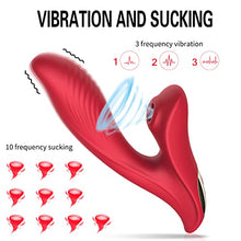 Load image into Gallery viewer, G spot Vibrator - Vibrators for Women - 3 in one Sex Toys - 10 Vibrating Rechargeable - Adult Toys - Vibrating Massager for Woman Pleasure - Waterproof
