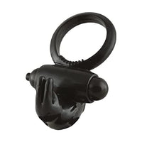 Malesation Vibro Rabbit Ring Black