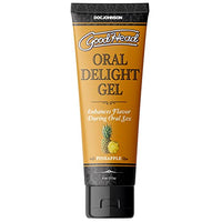 Doc Johnson GoodHead - Oral Delight Gel - Pineapple - Enhances Flavor During Oral Sex and Freshens Breath - Sugar-Free (4 oz./113g)