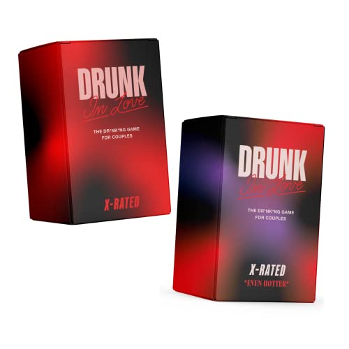 DRUNK IN LOVE: X-Rated + Even Hotter Drinking Games for Couples Bundle