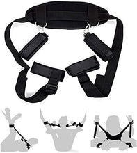 Load image into Gallery viewer, Sex Ties Restraints For Women Submissive Kit Adjustable Sex Bonding Straps Bed Bondaged Restraints Kit Ties Down Hands and Legs Sex Restraining SM Toys Bondaged Kit Adult Restraint Set Women&#39;s Hoodies
