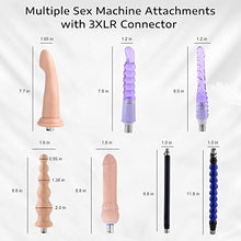 Load image into Gallery viewer, Auxfun Sex Love Machine Thrusting Dildo Machine for Women Sex Pleasure 3XLR Connector Machine with 7 Attachments Adult Toy
