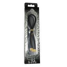 Load image into Gallery viewer, Bolo C-Ring Lasso Bead Silicone, Gold Crown, Black, 1.3 Ounce
