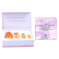 ExSoullent Yoni Eggs & Soap Bundle - Yellow Jade Yoni Eggs Certified and Lavender Yoni Soap | Soothe. Rejuvenate. Heal