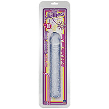 Load image into Gallery viewer, Doc Johnson Crystal Jellies - 10 Inch Classic Dong - Clear
