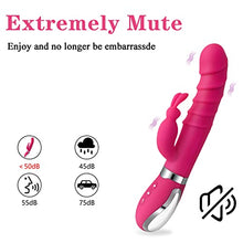 Load image into Gallery viewer, ISEYMI G Spot Rabbit Vibrator for Women Bunny Ears Clitoris G-spot Stimulation,Waterproof Dildo with 7 Powerful Vibrations Rechargeable Heating Vibrating Adult Sex Toys &amp; Games
