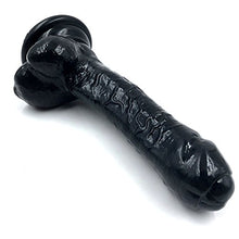 Load image into Gallery viewer, AIFOSTER 7 Inch Realistic Penis with Suction Cup G Spot Stimulator Dildos Adult Toy Sex Toys (Black)
