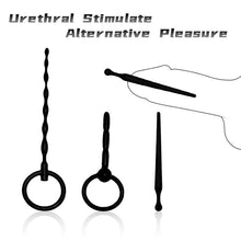 Load image into Gallery viewer, 3 Pieces Silicone Male Urethral Plug Kit Play for Beginner
