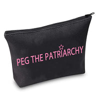 JXGZSO Funny Adult Stash Bag Bondage Stuff Kit Bag BDSM Zipper Makeup Bag or Pouch (THE PATRIARCHY B)