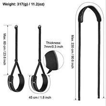 Load image into Gallery viewer, Bondage Leg Restraint Thigh Sling with Adjustable Straps Couples Toy Black Bondage Rope Kit Restraint with Cuffs and Collar20221212
