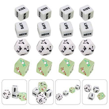 Load image into Gallery viewer, 16pcs Funny Adult Dices Game Funny Love Dices Toy Positions Game Dice English Role Play Accessories for Couples Lovers
