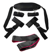 Load image into Gallery viewer, SINJEE Double Couple BDSMS Bed Restraints Kit Wrist Leg Restraint System Hand &amp; Ankle Cuff Bed Restraints Sex Bondage Position Support Sling Sex Play
