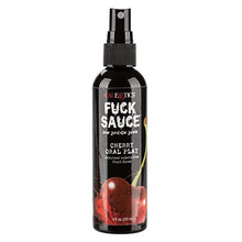 Load image into Gallery viewer, CalExotics F*ck Sauce Cherry Flavored Oral Play  Water Based Edible Oral Enhancer Spray - 4 fl oz
