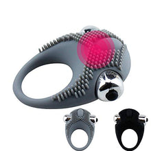 Load image into Gallery viewer, Couples Sensory Toys, Vibrating Penis Ring with Removable Bullet Vibrator. Cock Ring with Vibrator, Sexual Pleasure Enhancer for Men and Women
