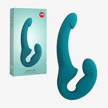 Load image into Gallery viewer, Fun Factory Adult Toys | &#39;Share Lite&#39; Double Dildo Sex Toy for Women | Strapless/Strap On Dildo Couples Sex Toys (deep sea Blue)
