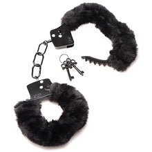 Load image into Gallery viewer, Master Series Cuffed in Fur Furry Handcuffs - Black
