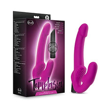 Load image into Gallery viewer, Blush Temptasia - Estella - Strapless Silicone Dildo with Powerful 10 Function Waterproof Vibrating Bullet, Sex Toy for Women, Sex Toy for Adults - Pink
