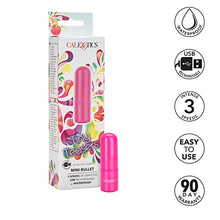 Load image into Gallery viewer, CalExotics Tiny Teasers Mini Bullet - Adult Rechargeable Vibe Massager - Waterproof Travel Size Sex Toys for Couples - Pink
