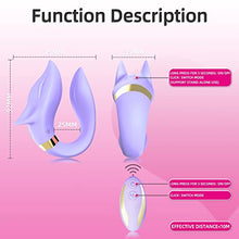 Load image into Gallery viewer, LEAIWORLD Remote Controlled Invisible Wearable Fox Vibrator, Sex Toys for Clitoral G-Spot Stimulation, Stimulator with 9 Vibration Patterns, Waterproof Dummy Vibrator for Women or Couples
