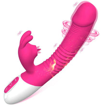 Load image into Gallery viewer, Yuan Art Canvas 2022 New G Spot Rabbit Vibrator Dildo for Women, Bunny Ears Tongue Licking Clitorals Stimulator Vibrating Dildo Adult Sex Toys
