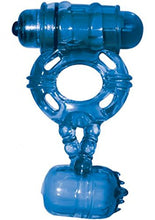 Load image into Gallery viewer, MACHO DBL COCK AND BALLS RING - BLUE [Health and Beauty] [Health and Beauty]
