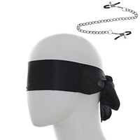 Bondage Blindfold Eye Mask Under The Bed Restraints S Nipple Clamps Chain Jewelry Clips Toys