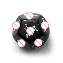 Load image into Gallery viewer, 12 Sides Funny Sex Dice and 6 Sides Erotic Craps Sex Glow Toy for Adults Sexual Posture Dice Erotic Games for Couples Playing 12 Sides Luminous
