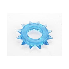 Load image into Gallery viewer, Spartacus Elastomer Stud Cock Ring - Blue
