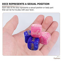 Load image into Gallery viewer, TOYANDONA 16pcs Sided Role Position Home Playthings Honeymoon Pink Couple Appeal with Adults Supplies Blue Drinking Instructions Love Sides Games Couples- Sided Sexual Adult
