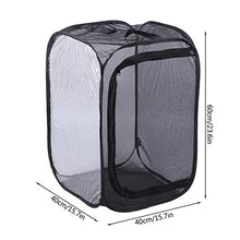 Load image into Gallery viewer, Large Space Cage Reusable Black for Garden
