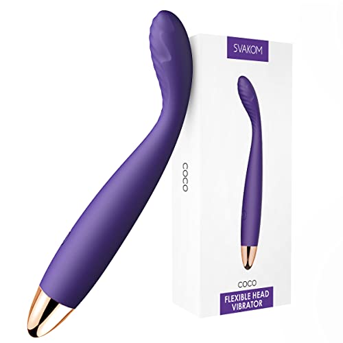 G Spot Dildo Vibrator Adult Sex Toys - SVAKOM Waterproof Personal Massager Finger Dildos Vibrators for Women - 5 * 5 Vibrations Adult Toy Female Clitoral Stimulator for Clit Nipple (More Powerful)