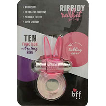 Load image into Gallery viewer, SI Novelties Ribbidy Rabbit Vibrating Cock Ring (Pink)
