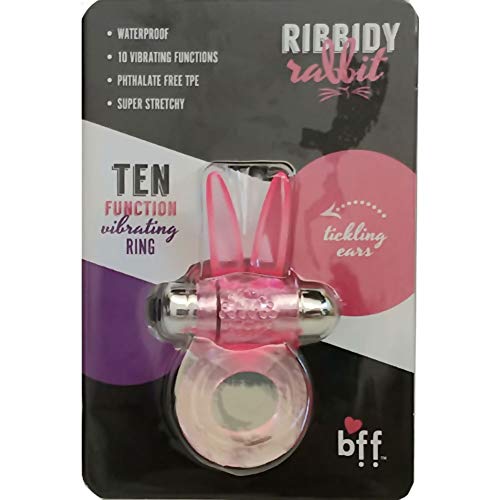 SI Novelties Ribbidy Rabbit Vibrating Cock Ring (Pink)