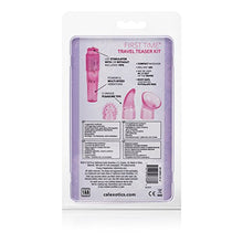 Load image into Gallery viewer, CalExotics First Time Travel Teaser Kit - Waterproof Bullet Vibrator - Adult Toys for Couples - Pocket Massager with Pleasure Tips - Pink
